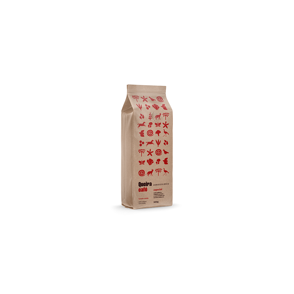 Embalagem do café especial Queira 500g